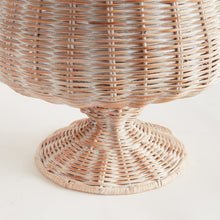 Load image into Gallery viewer, CHESAPEAKE RATTAN FOOTED URN WIDE