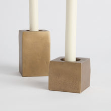 Load image into Gallery viewer, TRACE CANDLEHOLDERS, SET OF 2