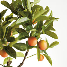 Load image into Gallery viewer, FAUX KUMQUAT TREE DROP-IN 33"