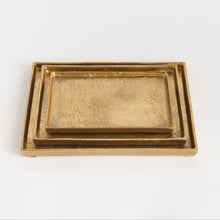 Load image into Gallery viewer, BRETT RECTANGULAR DECORATIVE TRAYS, SET OF 3