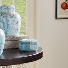 Load image into Gallery viewer, MONARCH EMPRESS ROUND LIDDED CATCHALL BOX SMALL