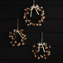 Load image into Gallery viewer, GILDED CHERRY BLOSSOM WREATHS ST/2