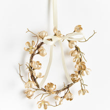 Load image into Gallery viewer, GILDED CHERRY BLOSSOM WREATHS ST/2