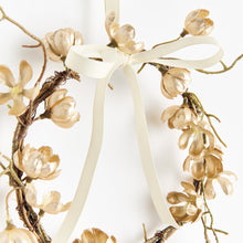 Load image into Gallery viewer, GILDED CHERRY BLOSSOM WREATHS ST/2
