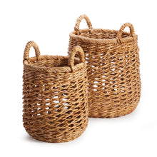 Load image into Gallery viewer, CAM BANANA LEAF BASKETS W/ HANDLES, SET OF 2
