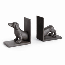 Load image into Gallery viewer, DACHSHUND BOOKENDS, SET OF 2