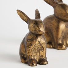 Load image into Gallery viewer, SITTING RABBIT SCULPTURE, SET OF 2