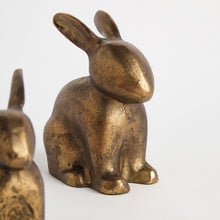 Load image into Gallery viewer, SITTING RABBIT SCULPTURE, SET OF 2