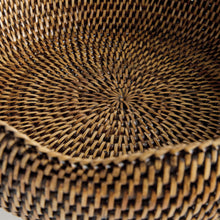 Load image into Gallery viewer, BURMA RATTAN FOOTED BOWL