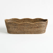 Load image into Gallery viewer, BURMA RATTAN OVAL CACHEPOT