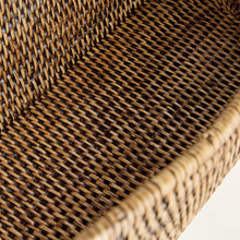Load image into Gallery viewer, BURMA RATTAN OVAL CACHEPOT