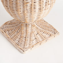 Load image into Gallery viewer, CHESAPEAKE RATTAN FOOTED URN NARROW