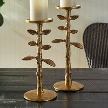 Load image into Gallery viewer, BRIER CANDLE STANDS, SET OF 2