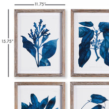 Load image into Gallery viewer, INDIGO BOTANICALS, SET OF 4