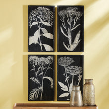 Load image into Gallery viewer, MONOCHROME QUEEN ANNE'S LACE PRINTS, SET OF 4