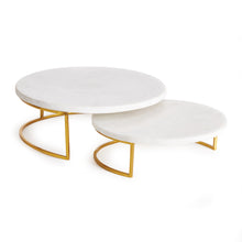 Load image into Gallery viewer, VIENNA SERVING STANDS, SET OF 2