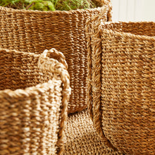 Load image into Gallery viewer, SEAGRASS ROUND DRUM BASKETS, SET OF 3
