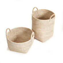Load image into Gallery viewer, BURMA RATTAN ORCHARD BASKETS, SET OF 2