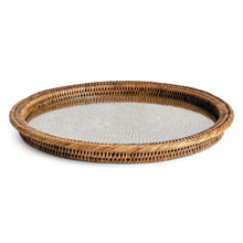 Load image into Gallery viewer, BURMA RATTAN SERVING PLATTER
