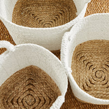 Load image into Gallery viewer, Madura Market Baskets, Set of 3 – White