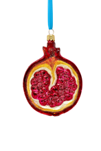 Load image into Gallery viewer, Pomegranate Glass Fruit Ornament