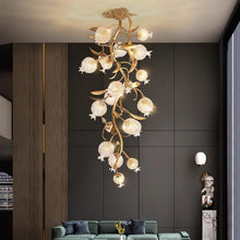 Load image into Gallery viewer, Pomegranate Brass Ceiling Lamp