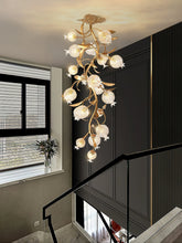Load image into Gallery viewer, Pomegranate Brass Ceiling Lamp