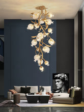 Load image into Gallery viewer, Pomegranate Brass Ceiling Lamp