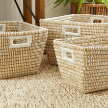 Load image into Gallery viewer, RIVERGRASS RECTANGULAR BASKETS, SET OF 3