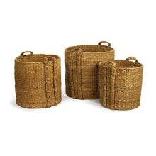 Load image into Gallery viewer, SEAGRASS ROUND BASKETS LARGE, SET OF 3