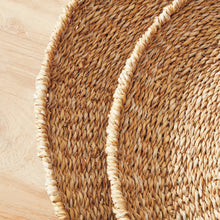 Load image into Gallery viewer, SEAGRASS ROUND TRAYS, SET OF 3