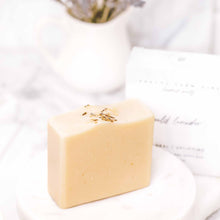 Load image into Gallery viewer, Wild Lavender Handmade Tallow and Goat Milk Soap Bar