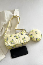 Load image into Gallery viewer, Butterfly Print Shoulder Bag with Purse