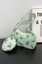 Load image into Gallery viewer, Butterfly Print Shoulder Bag with Purse