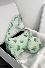 Load image into Gallery viewer, Butterfly Print Shoulder Bag with Purse