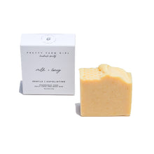 Load image into Gallery viewer, Milk + Honey Fragrance Free Handmade Tallow and Goat Milk Soap Bar