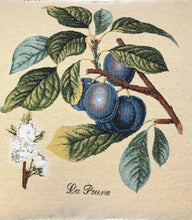 Load image into Gallery viewer, DaDa Bedding Set of 2-Pieces Sugar Plum Fruits Garden Tapestry Throw Pillow Covers w/ Inserts, 18" x 18"