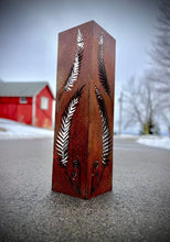 Load image into Gallery viewer, Rustic Metal Fern Luminary | Garden Column
