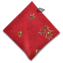 Load image into Gallery viewer, French Provencal napkin - Cotton - Clos des Oliviers red | Label France