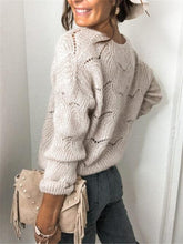 Load image into Gallery viewer, Garden Gate Cardigan Openwork Button Up Long Sleeve Cardigan