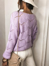Load image into Gallery viewer, Garden Gate Cardigan Openwork Button Up Long Sleeve Cardigan