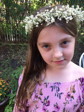 Load image into Gallery viewer, Dried or Fresh Babies Breath flower crown