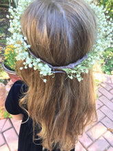 Load image into Gallery viewer, Dried or Fresh Babies Breath flower crown