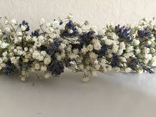 Load image into Gallery viewer, Babies Breath and Dried Lavender flower crown