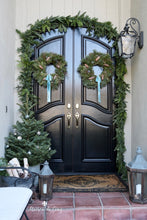 Load image into Gallery viewer, Blue Pineland Winter woodland Christmas Holiday fresh wreath