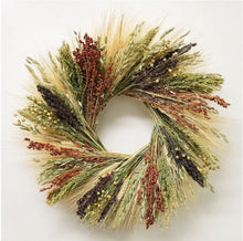 Load image into Gallery viewer, Birdfeed organic wreath- A Great Bird lover gift! Dried Flower Wreath