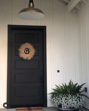 Load image into Gallery viewer, Thanksgiving and Christmas Blond Wheat Autumn Fall holiday Wreath 22" fall winter door decor