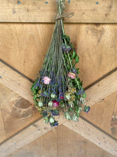 Load image into Gallery viewer, Wildflower and lavender dried fall flower bouquet/ arrangement