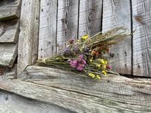 Load image into Gallery viewer, Wild Harvest Dried Flower Bouquet/ Arrangement - whimsical dried bouquet