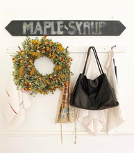 Load image into Gallery viewer, Forever Summer yellow fields dried flower wreath spring summer and fall wreath 22 Inch